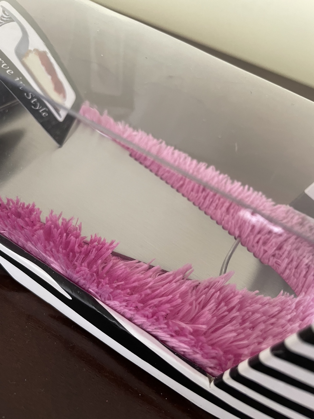 Wedding Cake Server in Zebra Print Box - photo 5