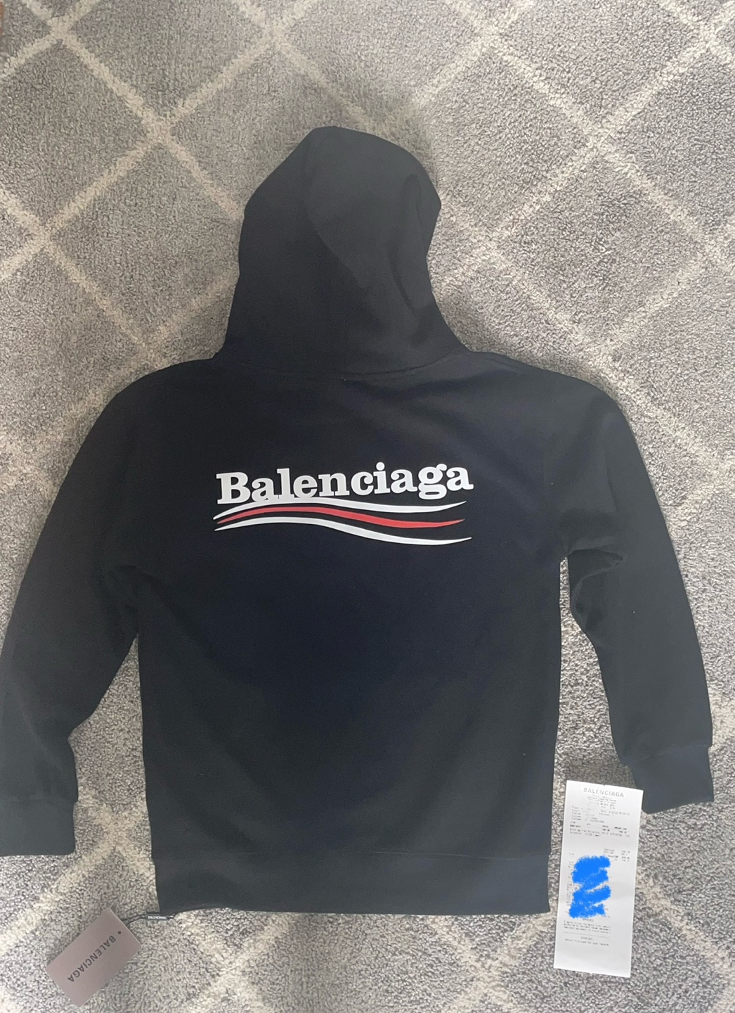 Balenciaga mens hoodie black - photo 2
