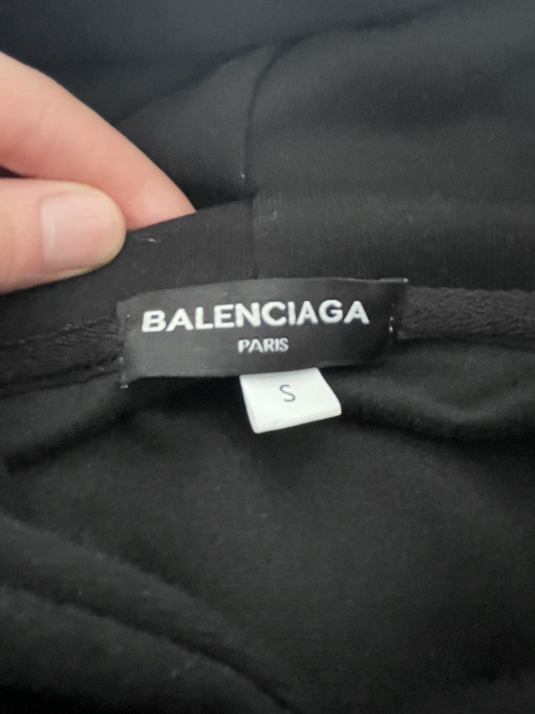Balenciaga mens hoodie black - photo 3