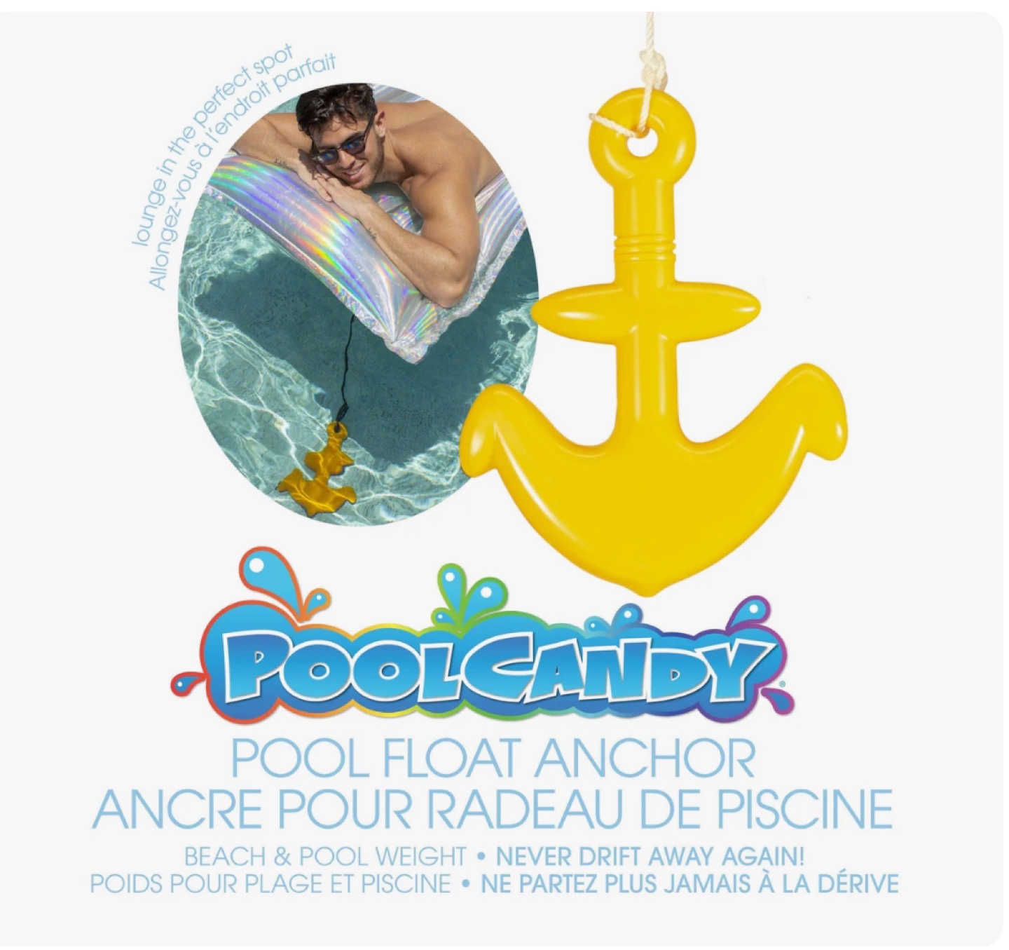 New PoolCandy Swimming Pool Beach Lake Float Anchor - photo 2