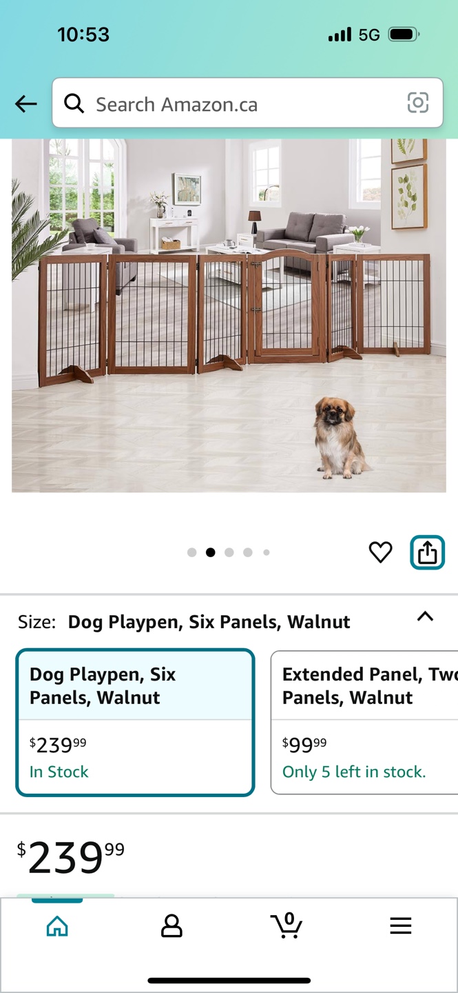 Six-Panel Foldable Pet Playpen - photo 5