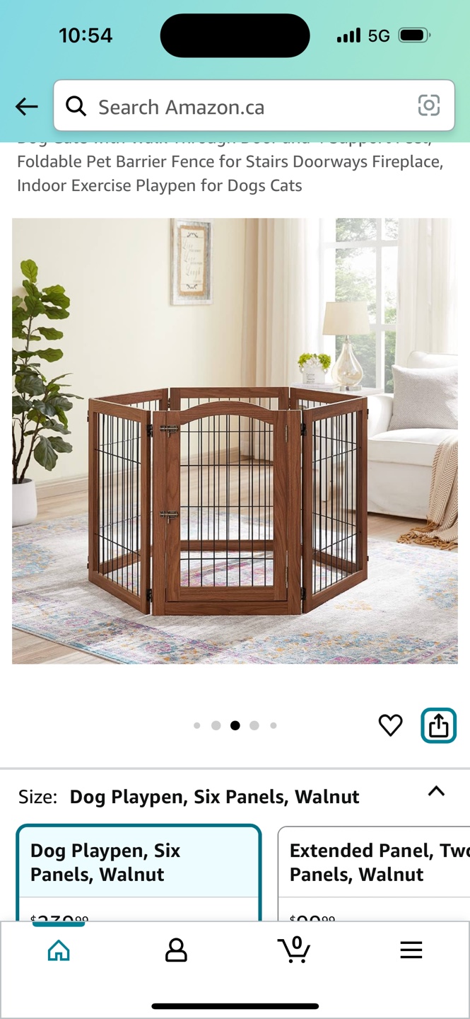 Six-Panel Foldable Pet Playpen - photo 4