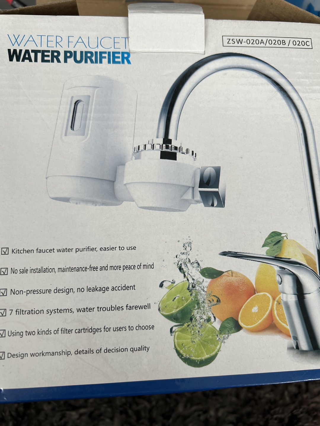Faucet Water Filter Purifier System - New