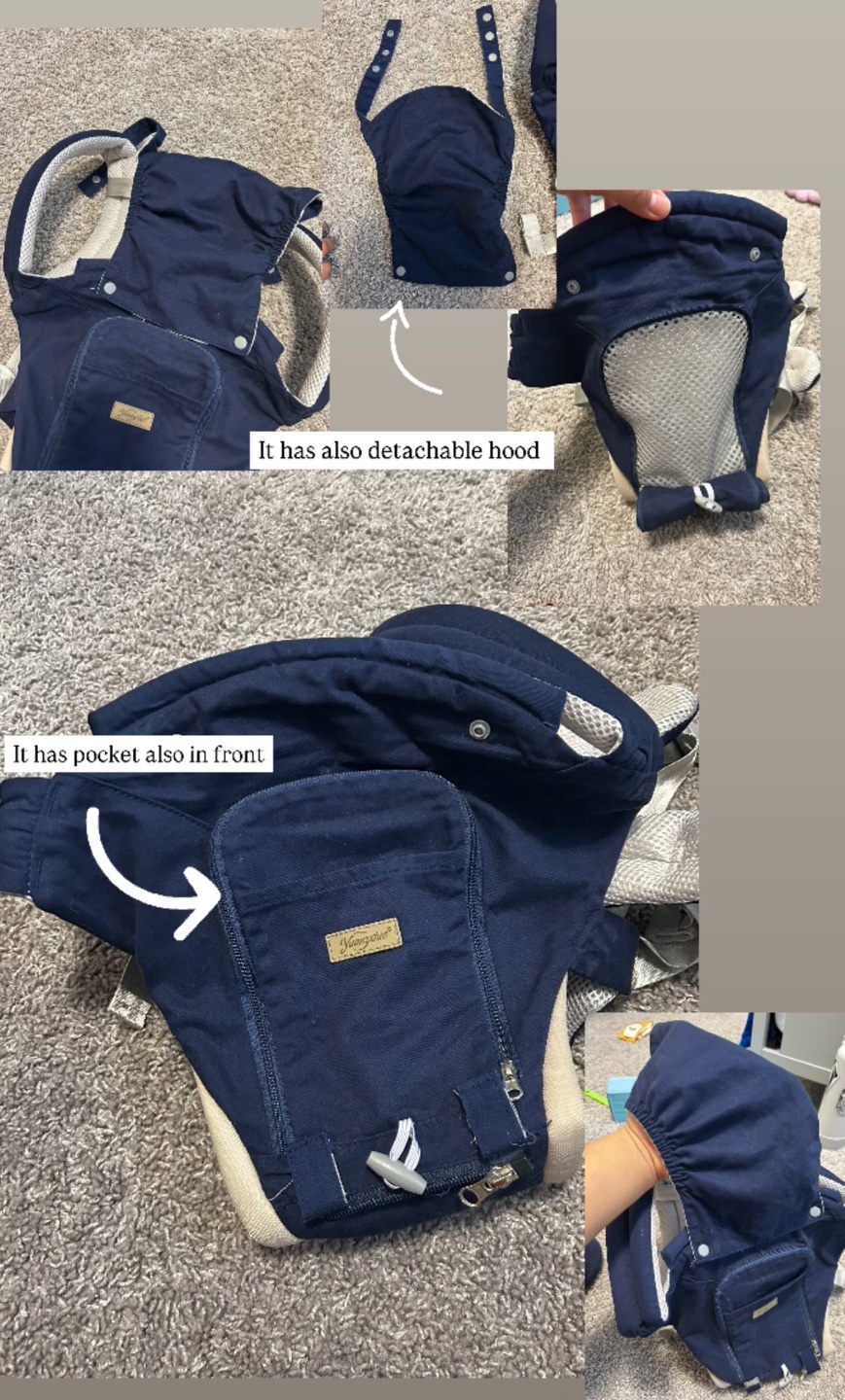 Baby carrier with waist support - photo 3