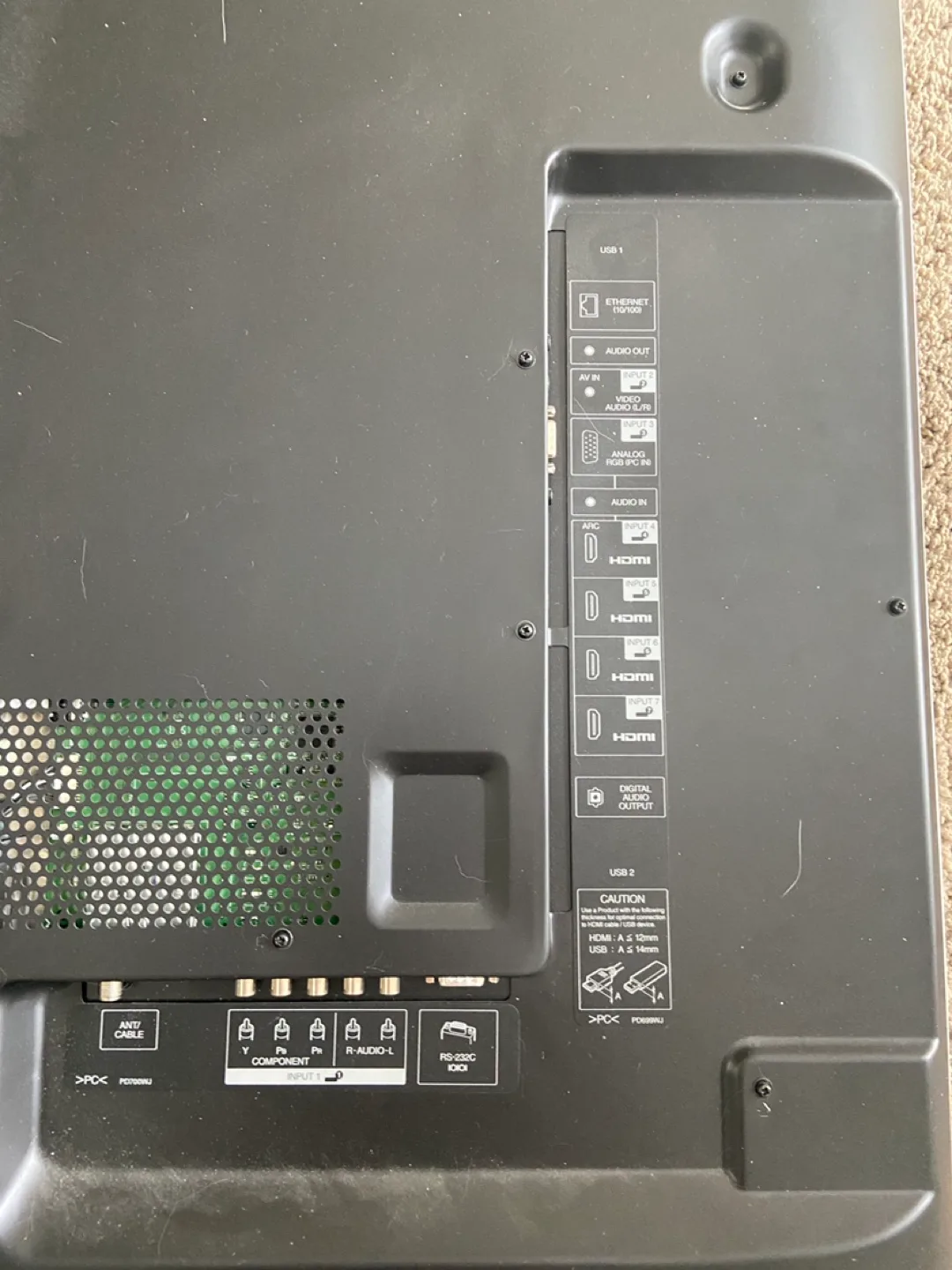 Sharp Aquos LC-52LE820UN 52-inch LCD TV image indicator(2)