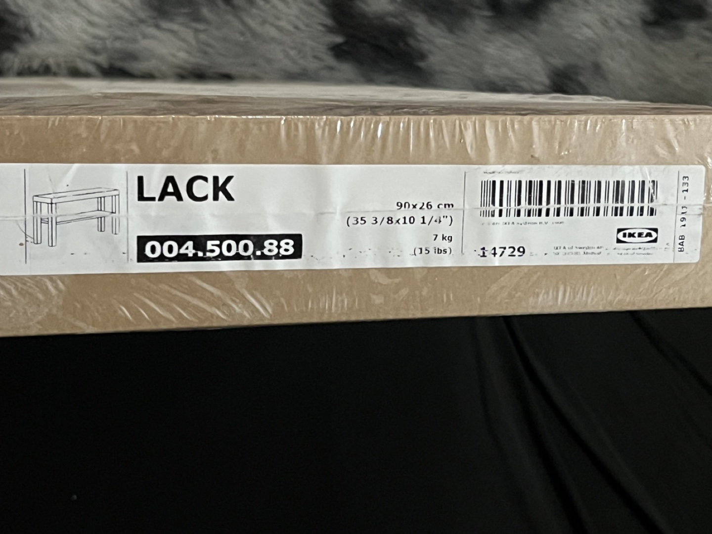 New IKEA LACK TV Stand - White 90x26x45 cm - photo 2