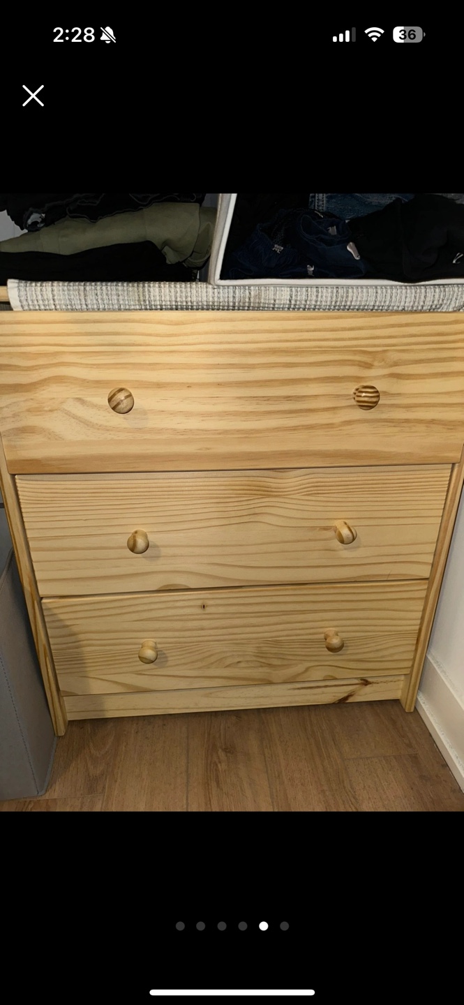IKEA RAST 3-Drawer Chest - Pine