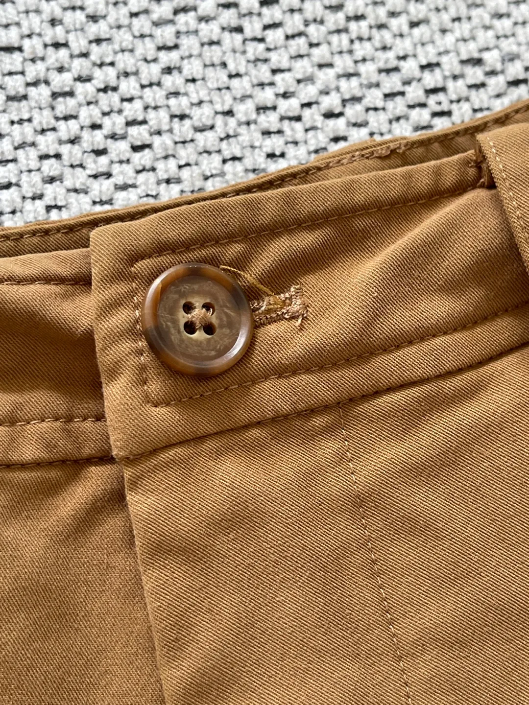 Brown pleated midi pants image indicator(5)