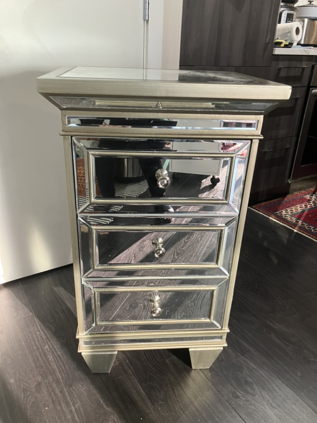 Mirrored Accent Chest of Drawers
