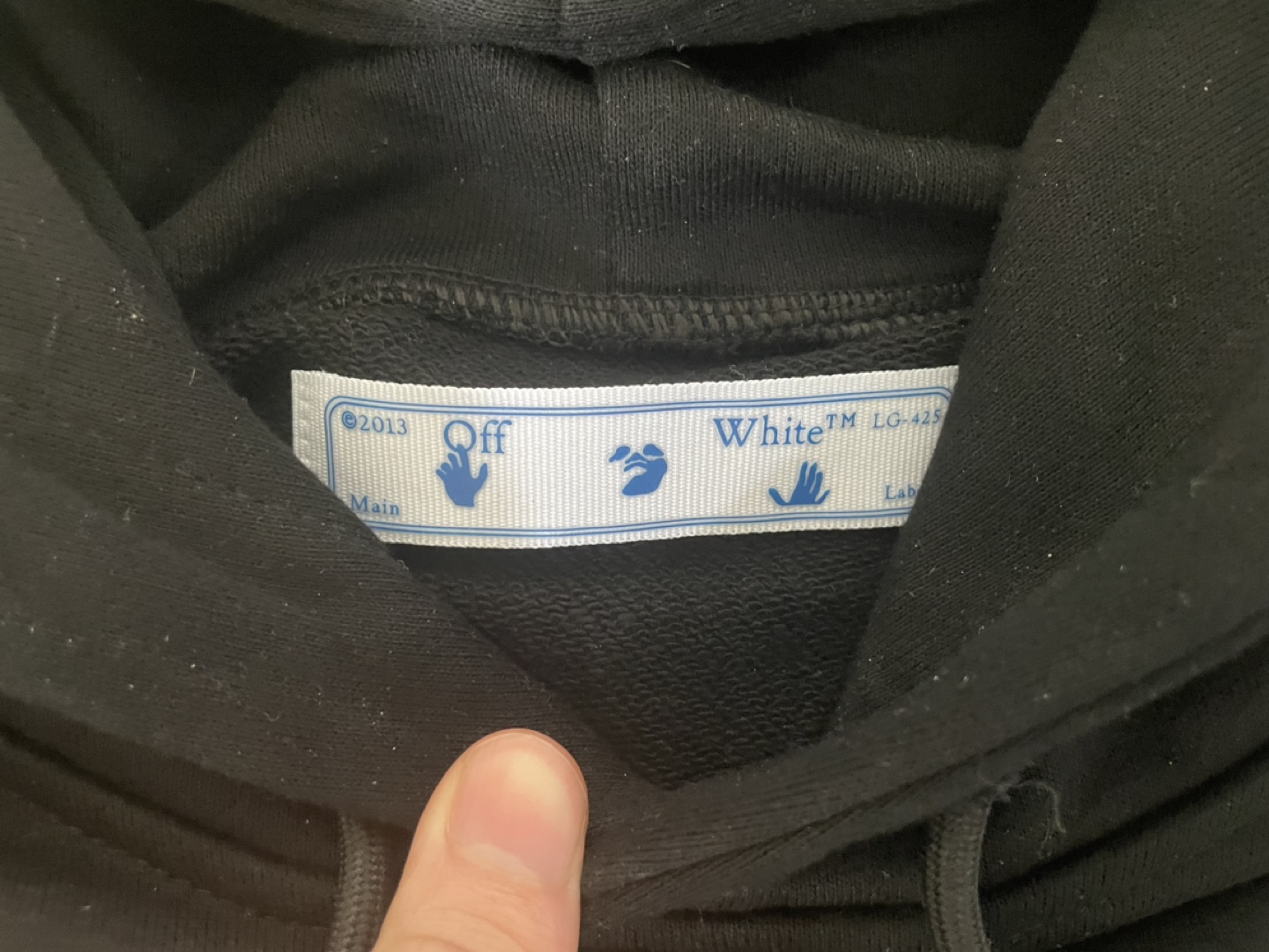 Off-White Black Hoodie Size S - photo 4