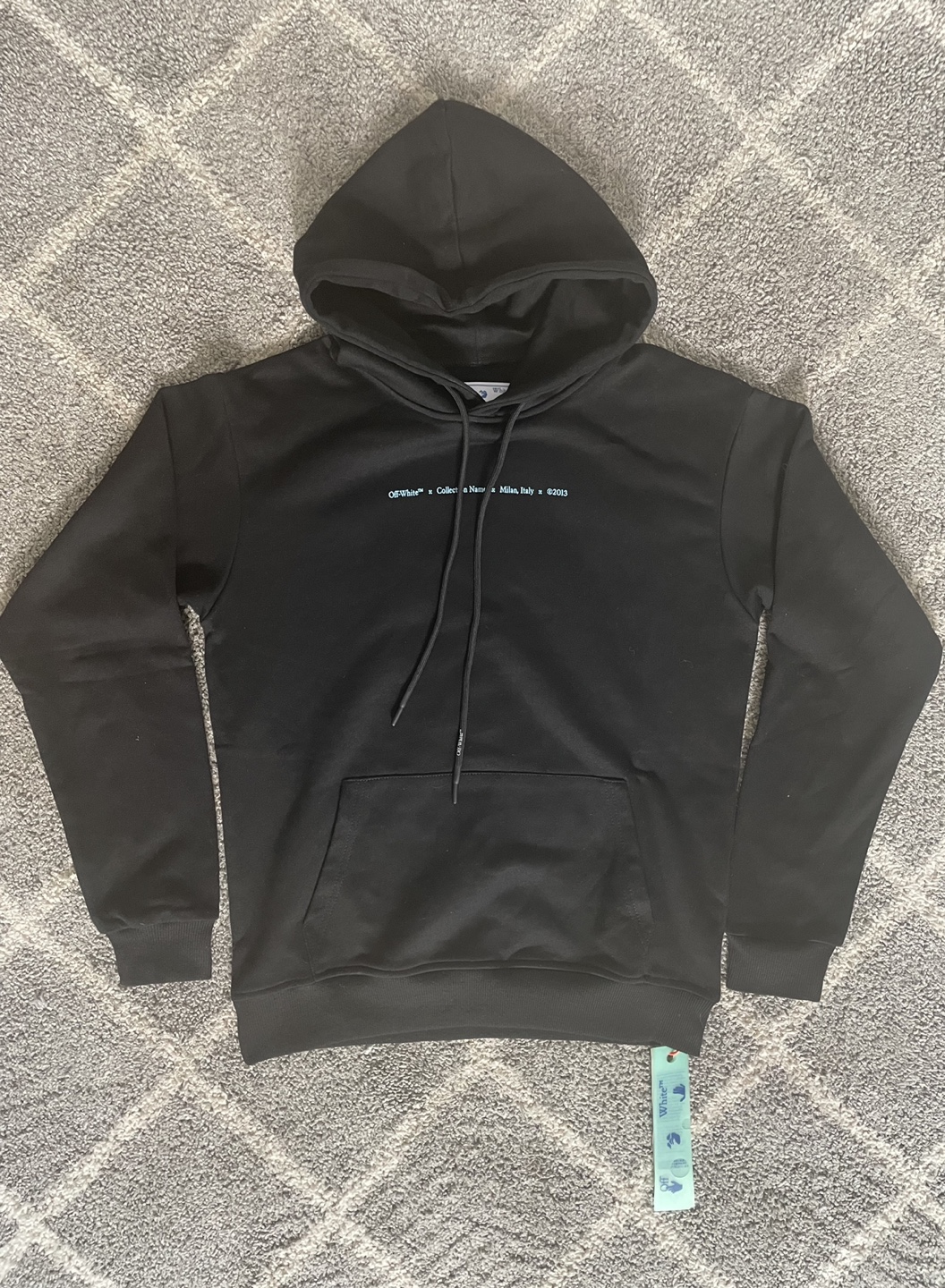 Off-White Black Hoodie Size S