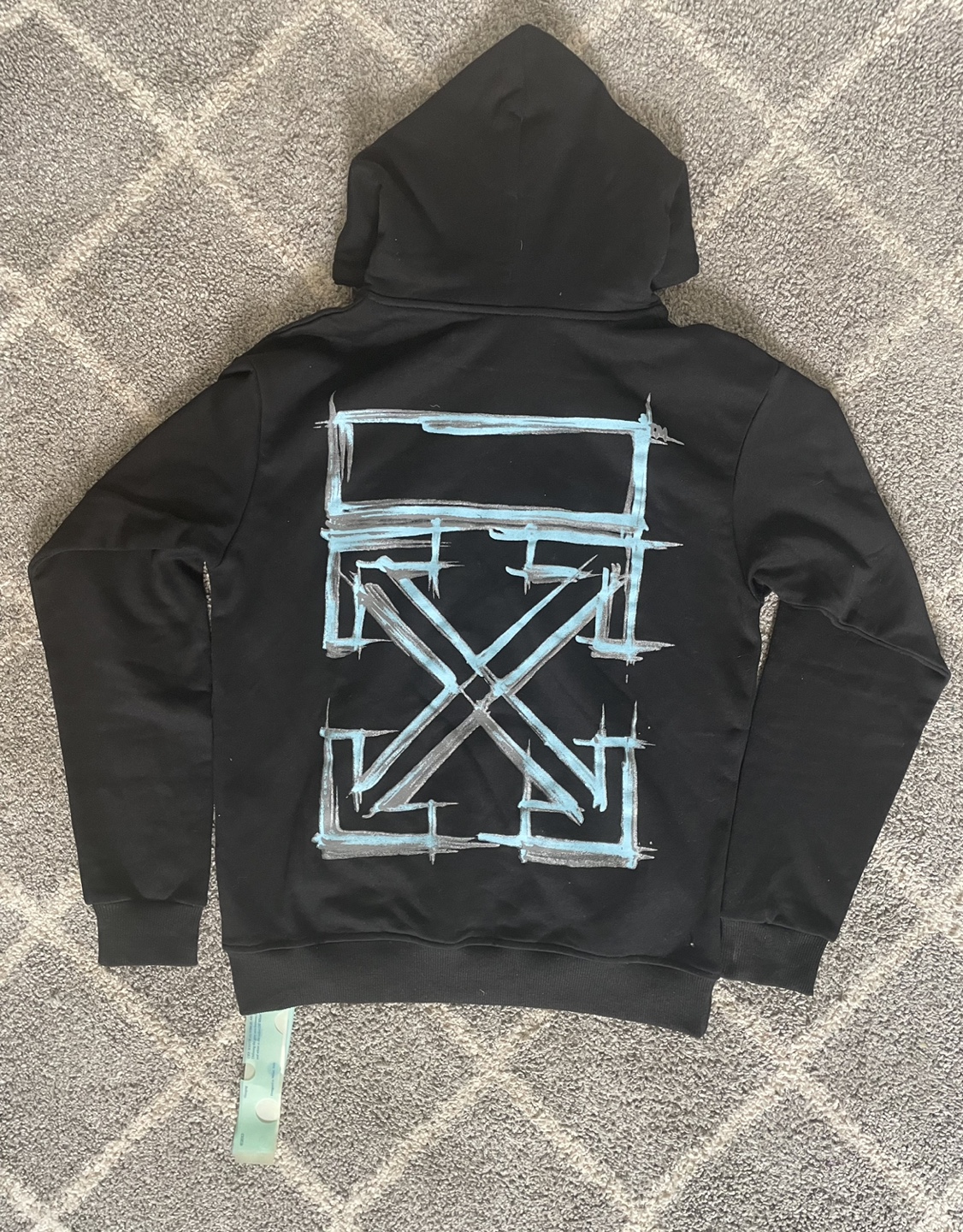 Off-White Black Hoodie Size S - photo 2