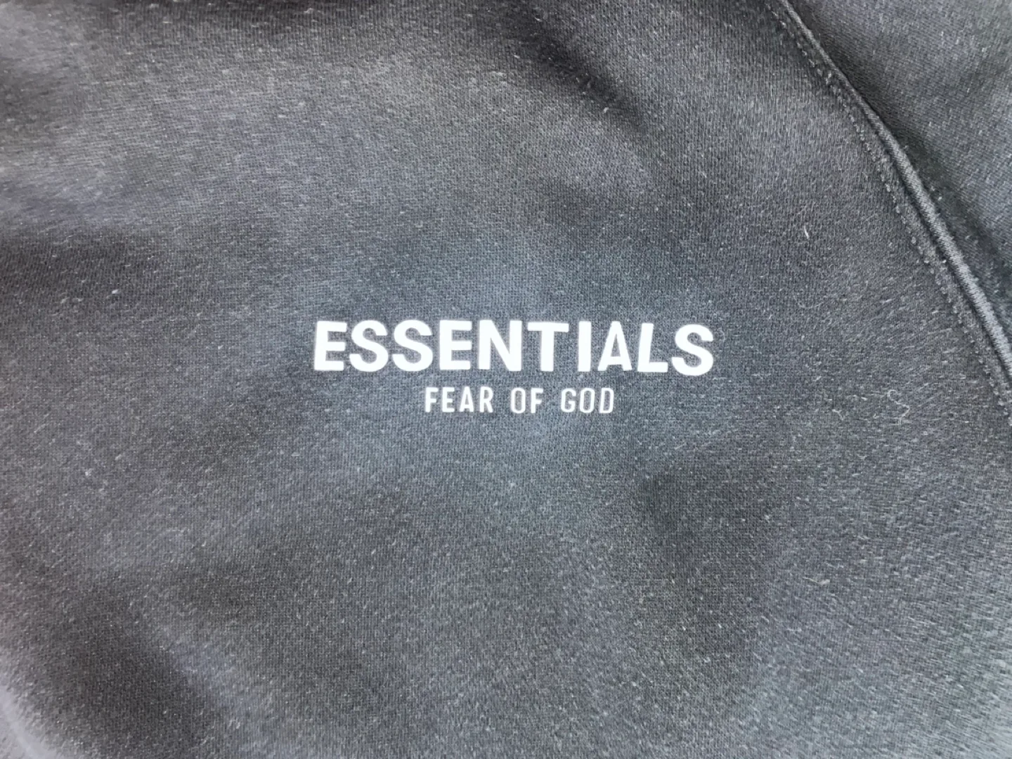 Fear of God Essentials Black Hoodie image indicator(2)