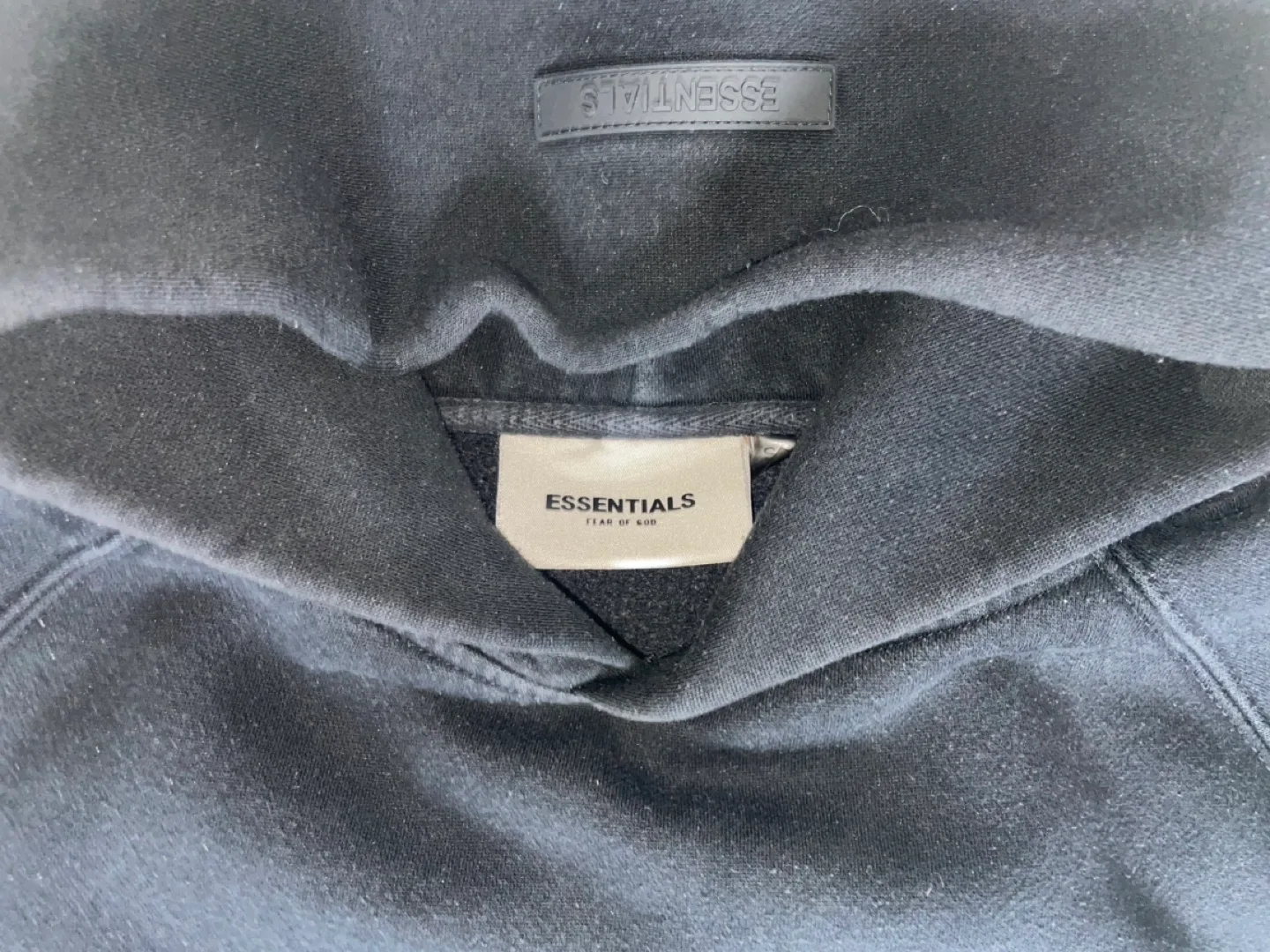 Fear of God Essentials Black Hoodie image indicator(3)