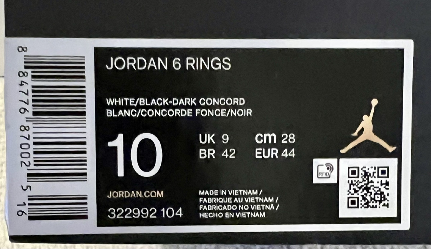 Air Jordan 6 Rings Mens Size 10 - photo 5