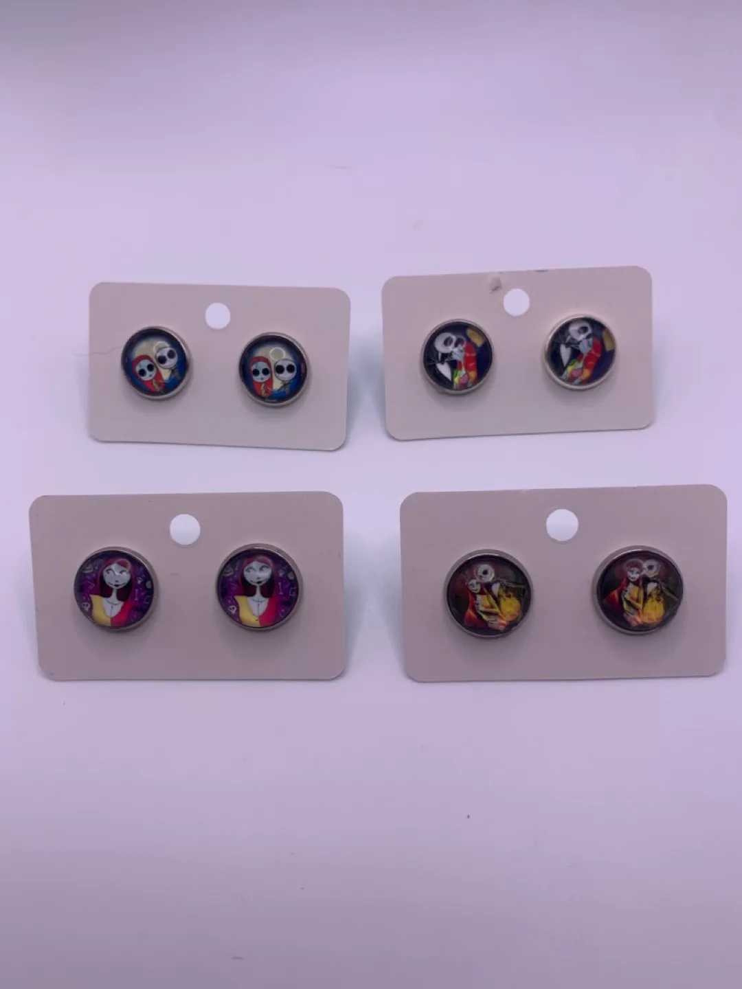 Cute Character/Plain Stud Earrings image indicator(4)