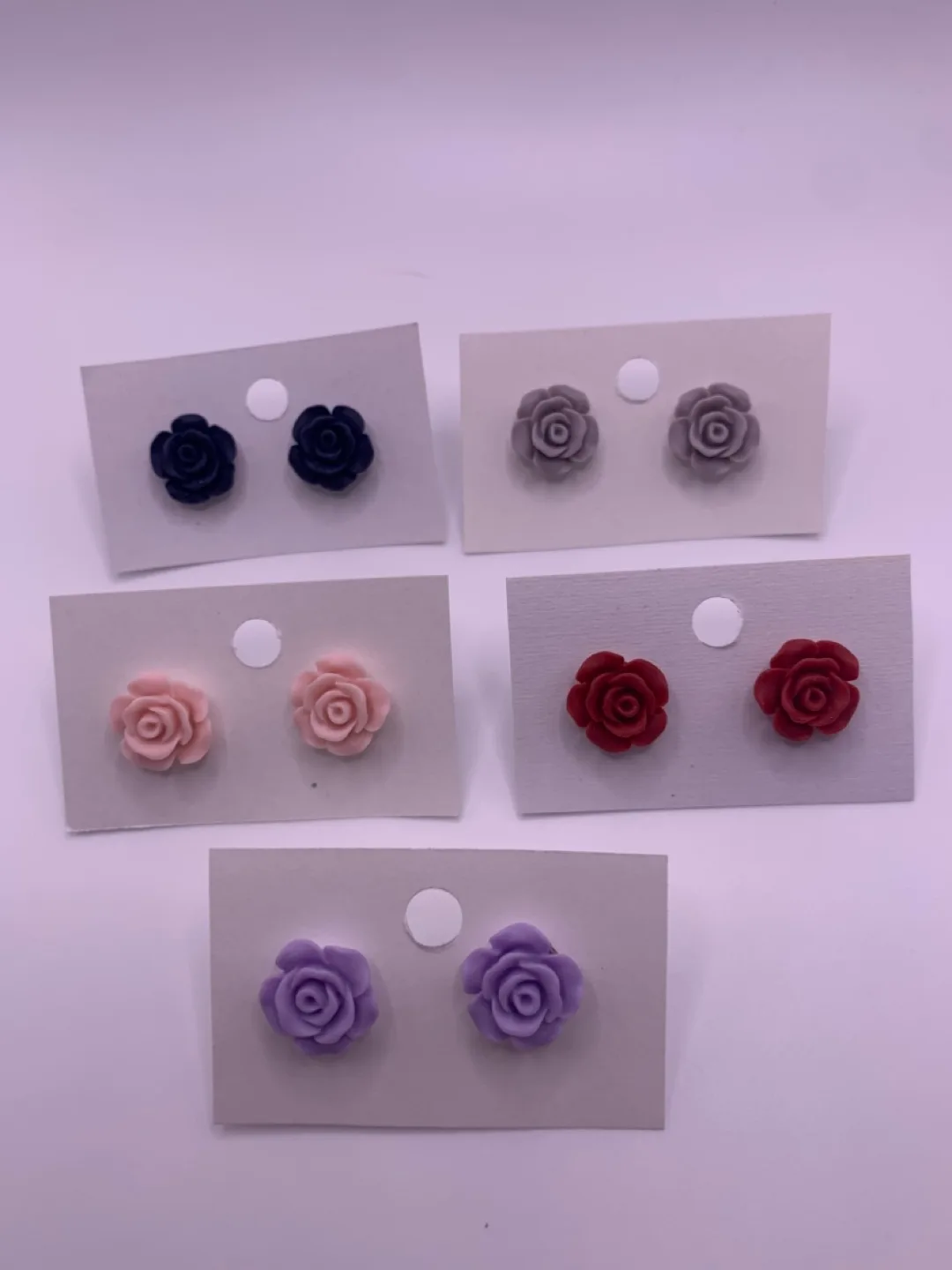 Cute Character/Plain Stud Earrings image indicator(10)