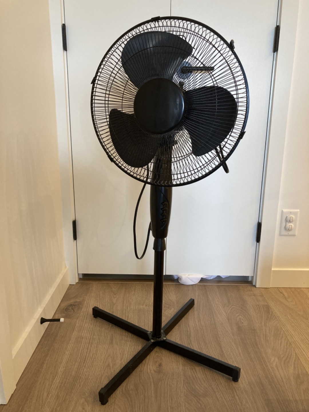 Black Stand Fan