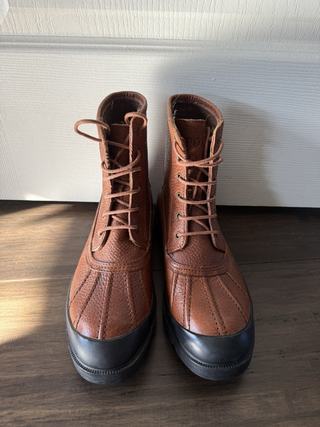 Polo Ralph Lauren Leather Boots - Size 7.5
