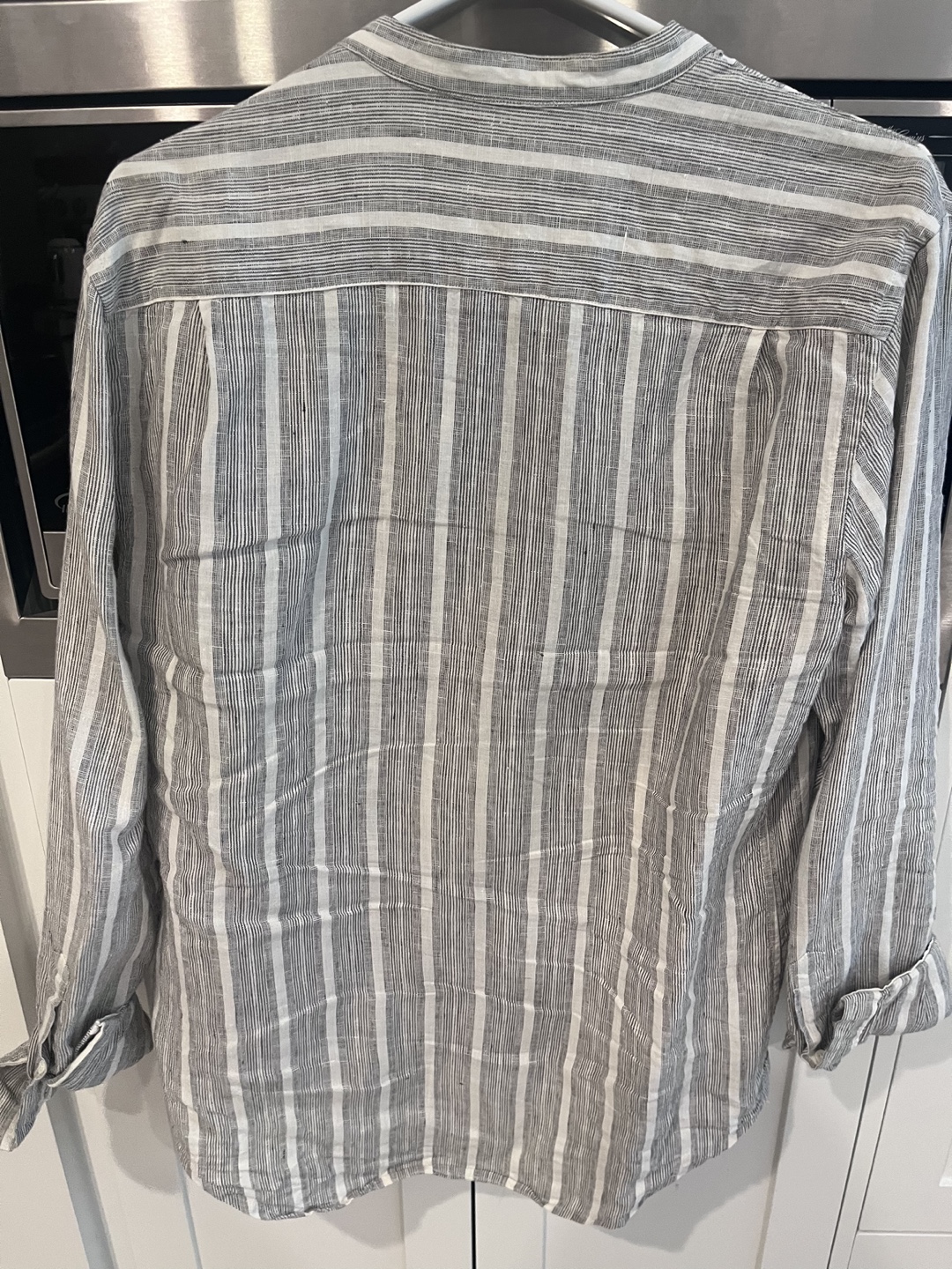 Club Monaco Men's Linen Blend Button-Down Shirt - photo 2