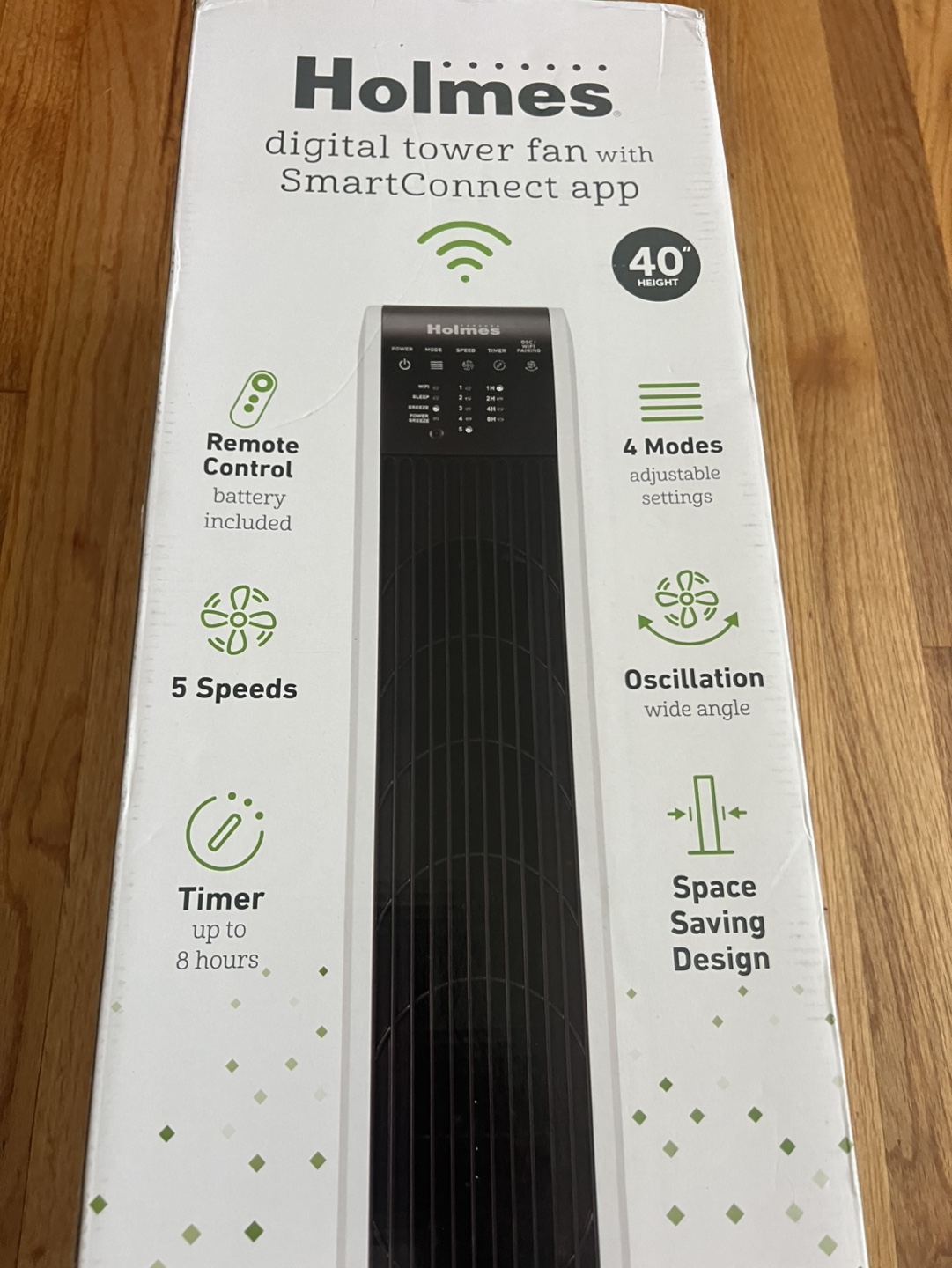 Holmes SmartConnect 40" Digital Tower Fan - New in Box - photo 5