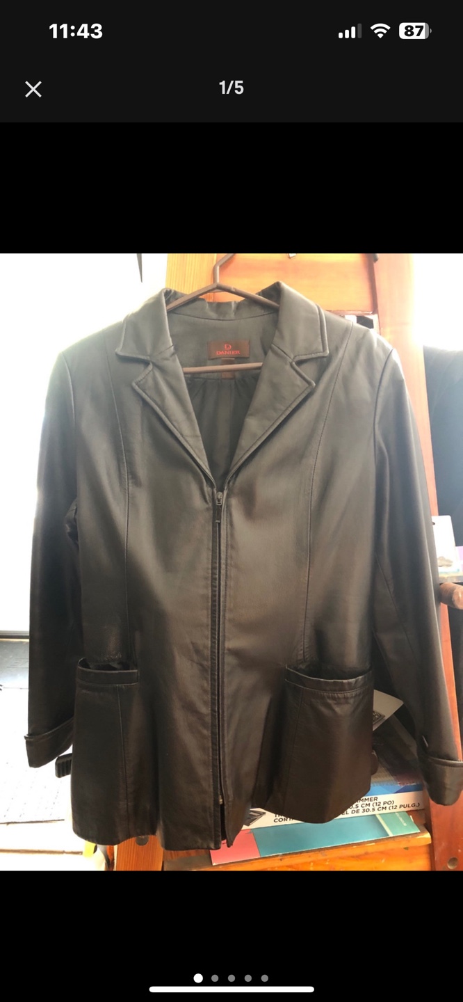 Danier Leather Jacket - Size M