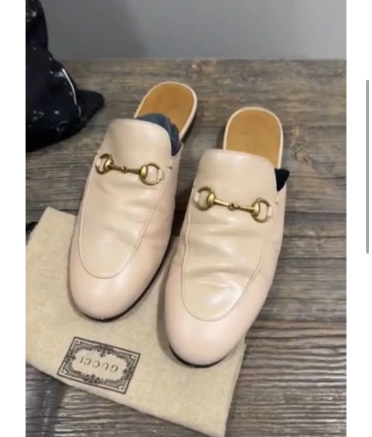 Gucci cream color princeton loafers - 39.5 image indicator(2)