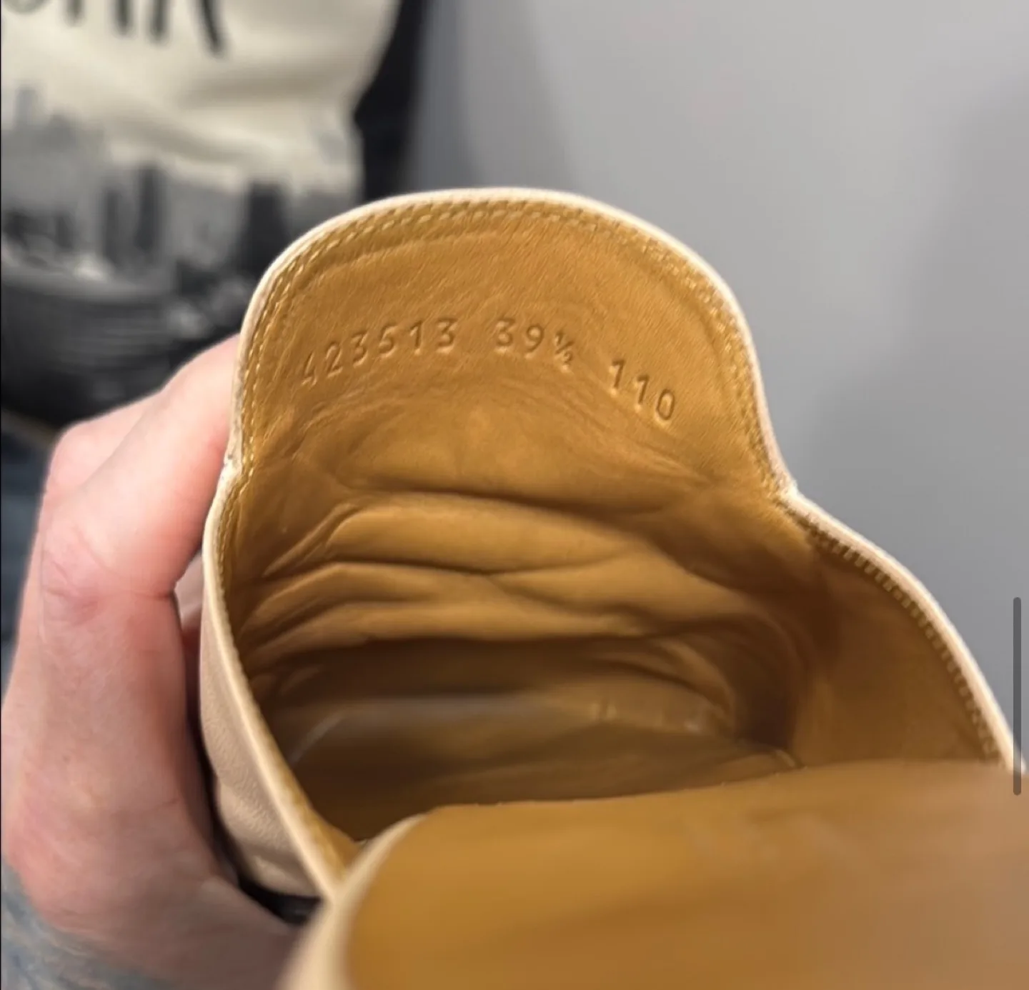 Gucci cream color princeton loafers - 39.5 image indicator(9)