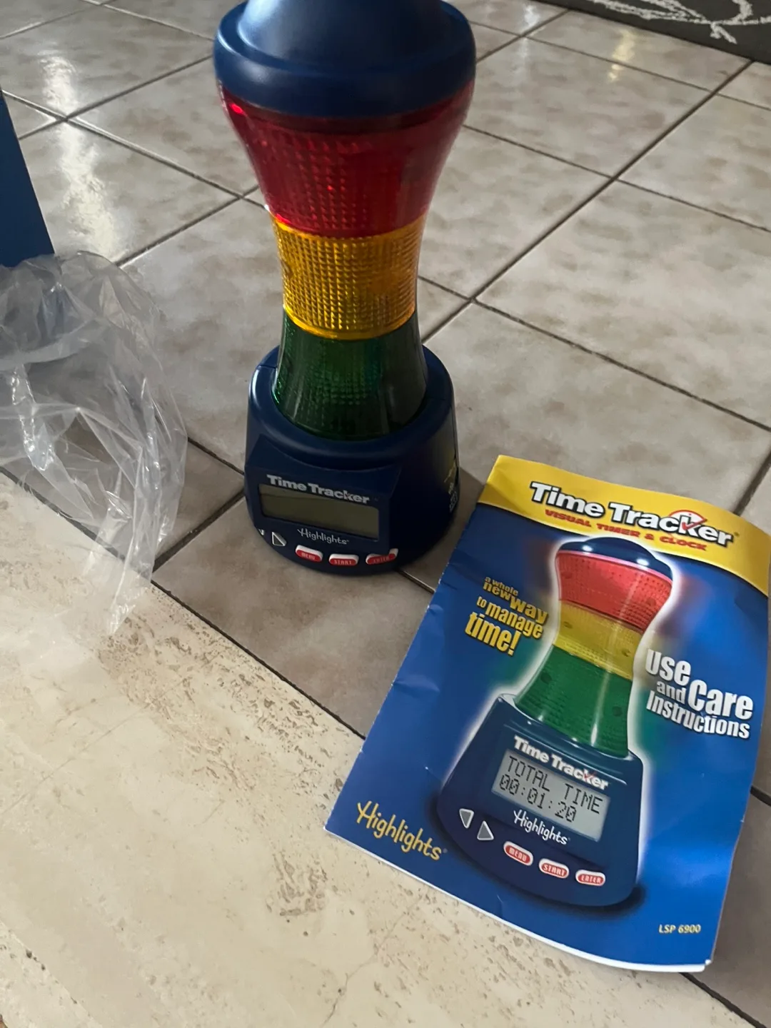 Time Tracker Visual Timer & Clock - Light Up image indicator(3)