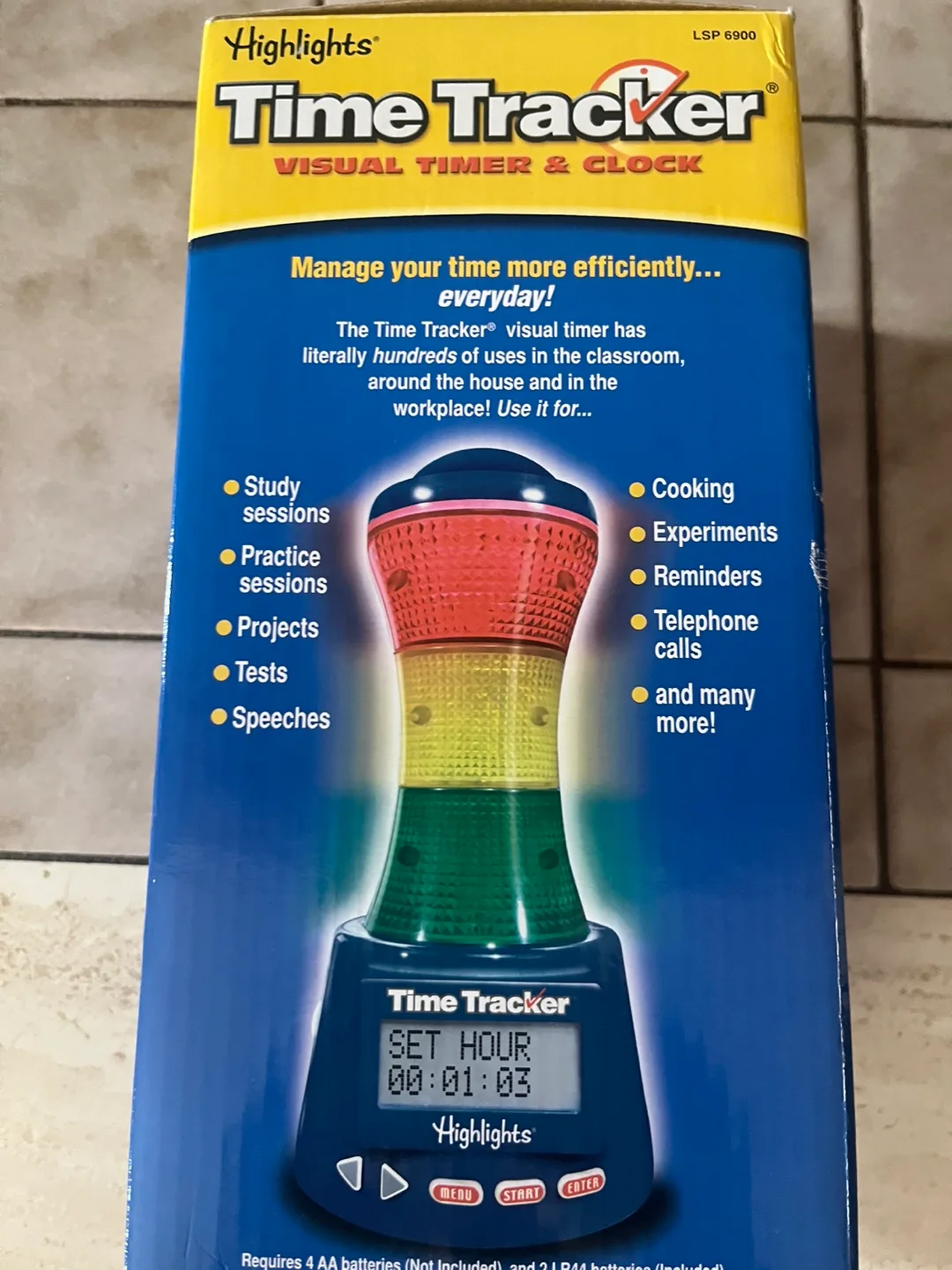 Time Tracker Visual Timer & Clock - Light Up image indicator(4)