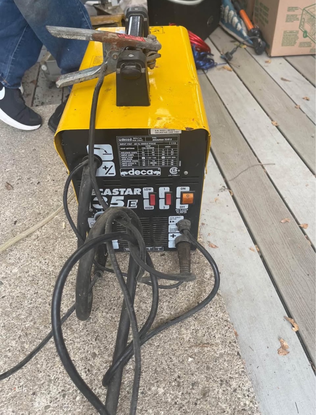 Deca Star 135E Flux-Cored Welder