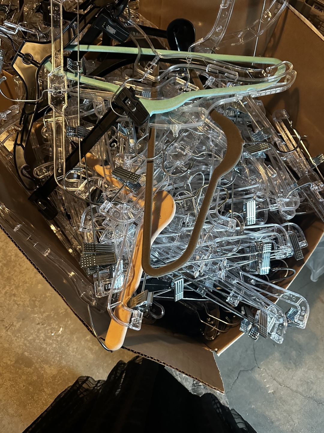 Bulk Lot of Plastic Hangers