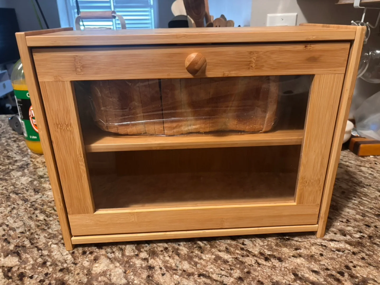 Goodpick Bamboo Bread Box with Window thumbnail