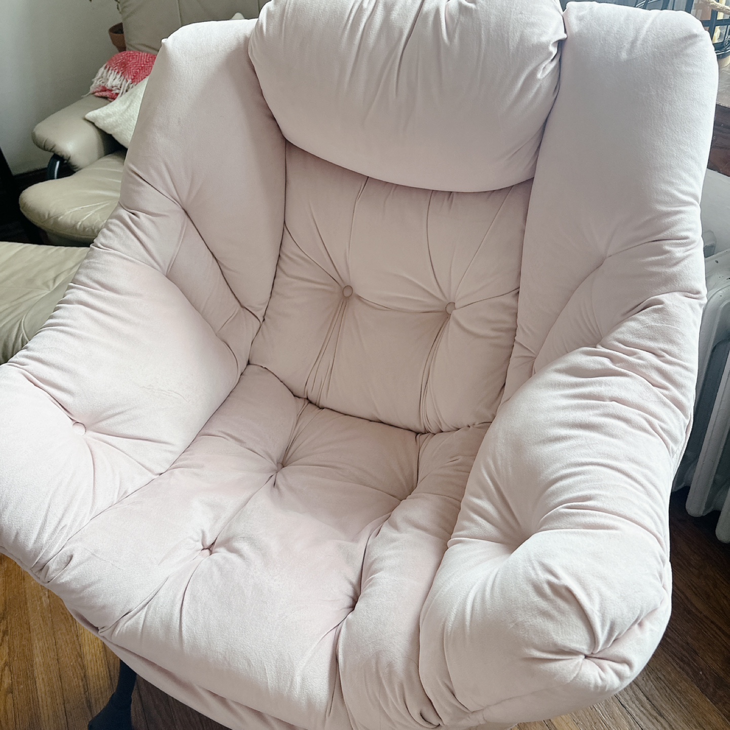 Pink Velvet Armchair(comfortable chair) - photo 3
