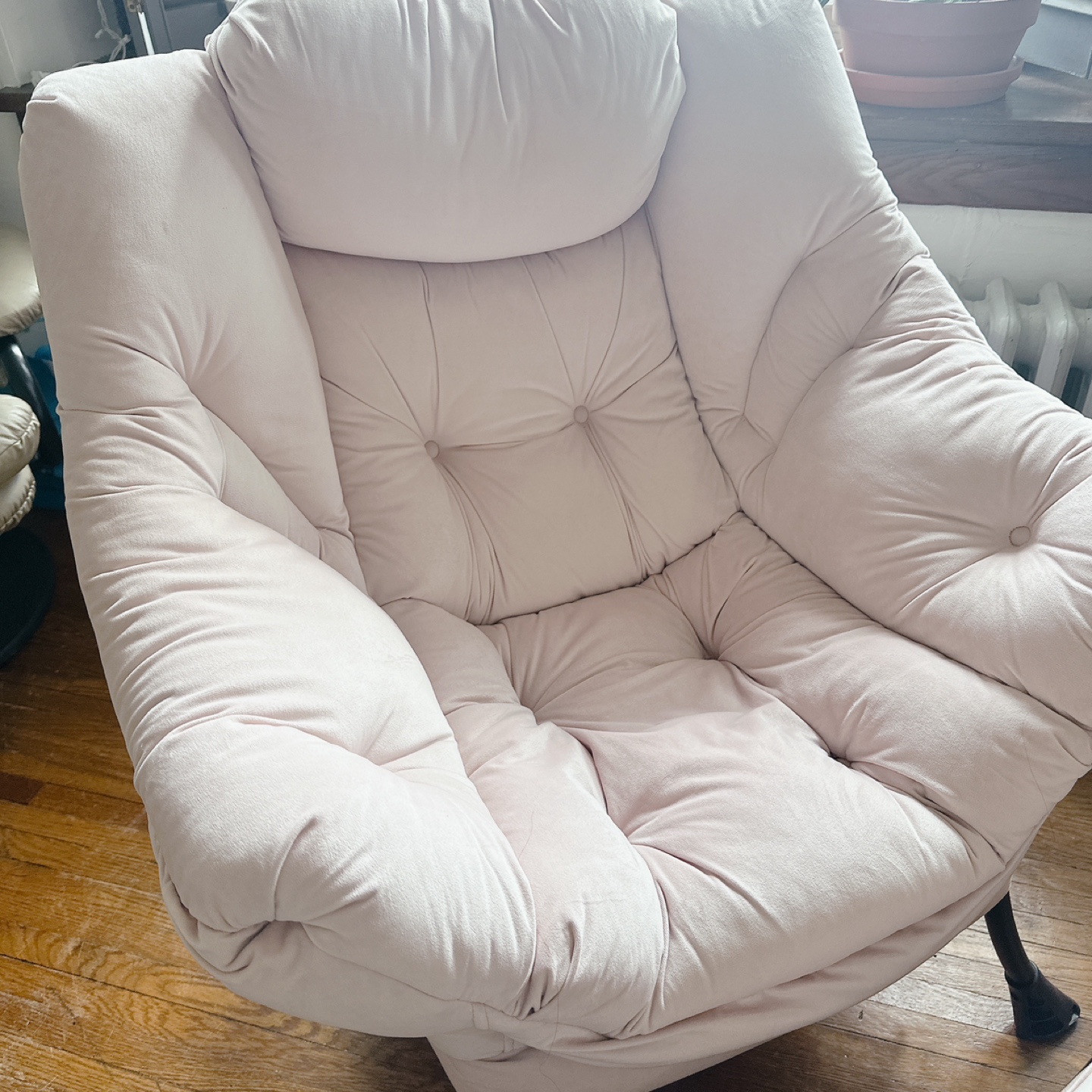 Pink Velvet Armchair(comfortable chair) - photo 2