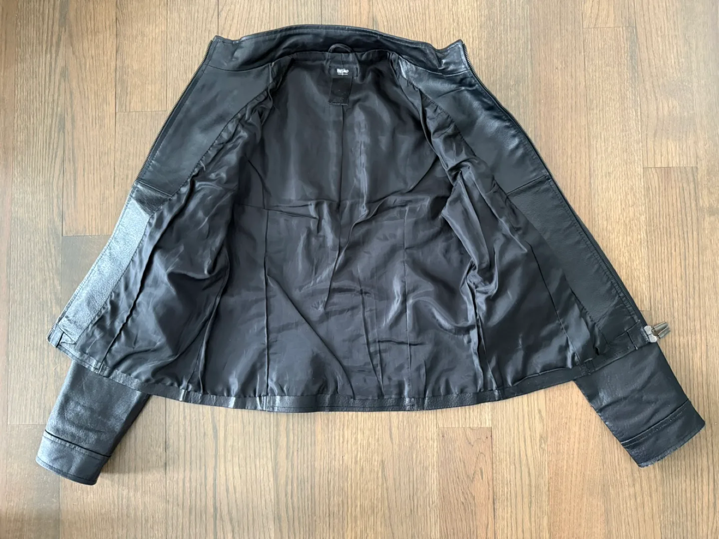 💚vintage genuine leather jacket image indicator(5)