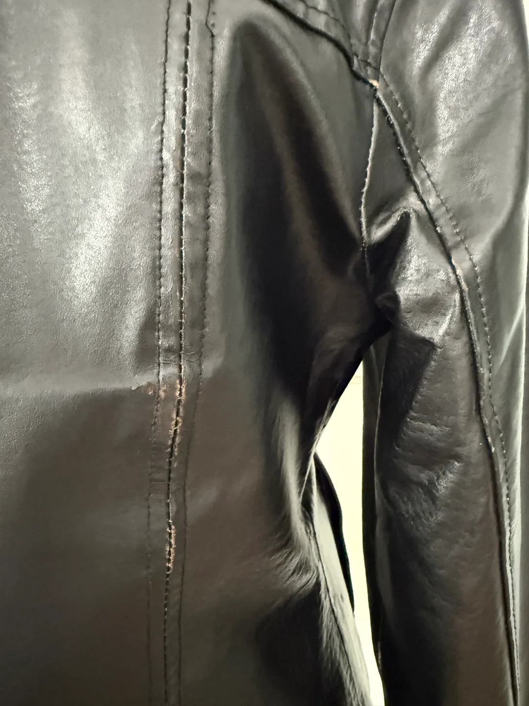 💚vintage genuine leather jacket image indicator(6)