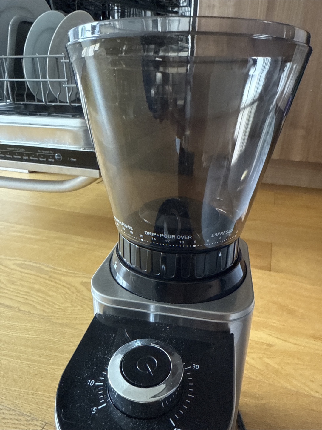 AROMASTER Burr Coffee Grinder, 24 Grind Settings - photo 5