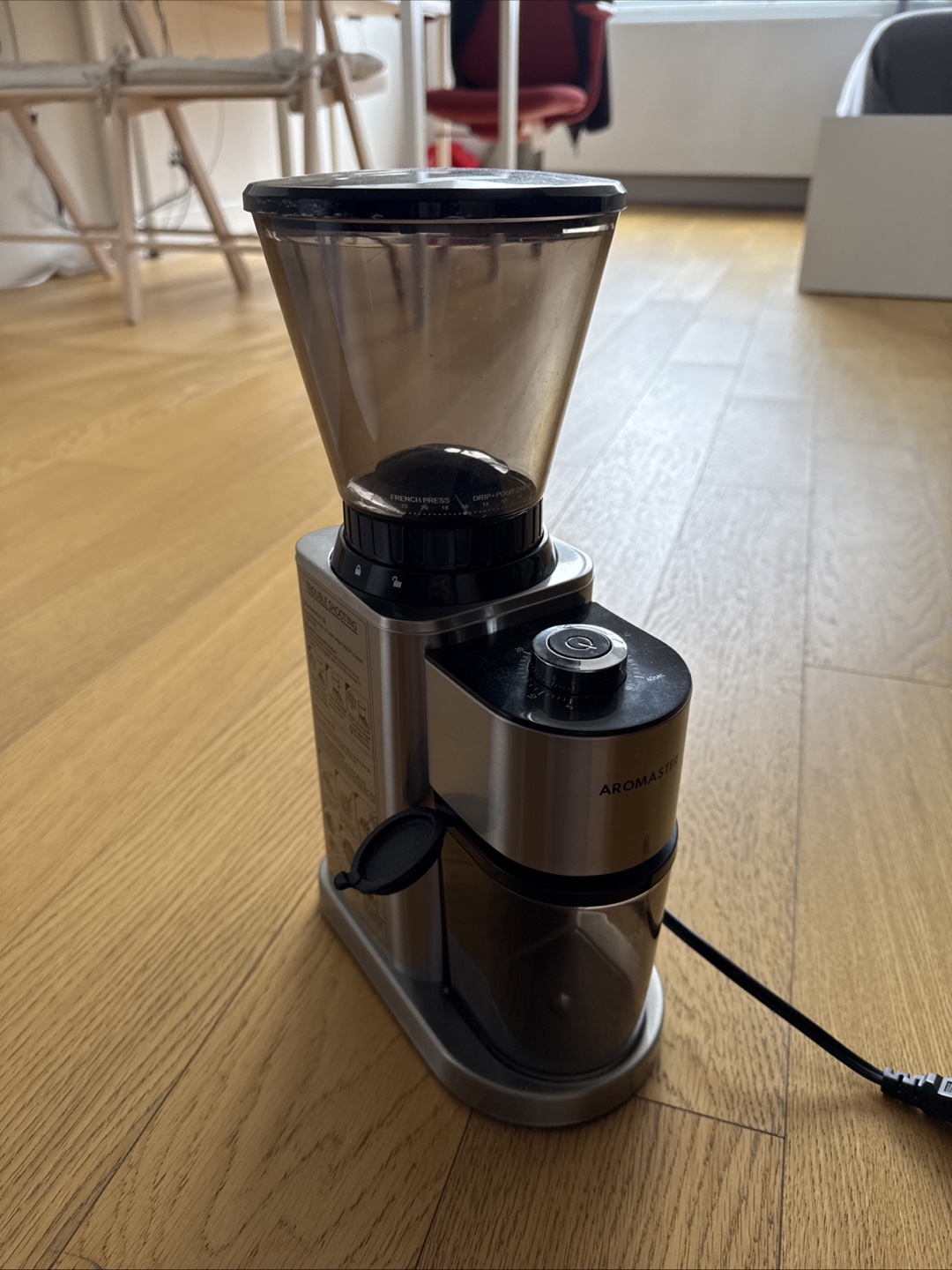 AROMASTER Burr Coffee Grinder, 24 Grind Settings - photo 2