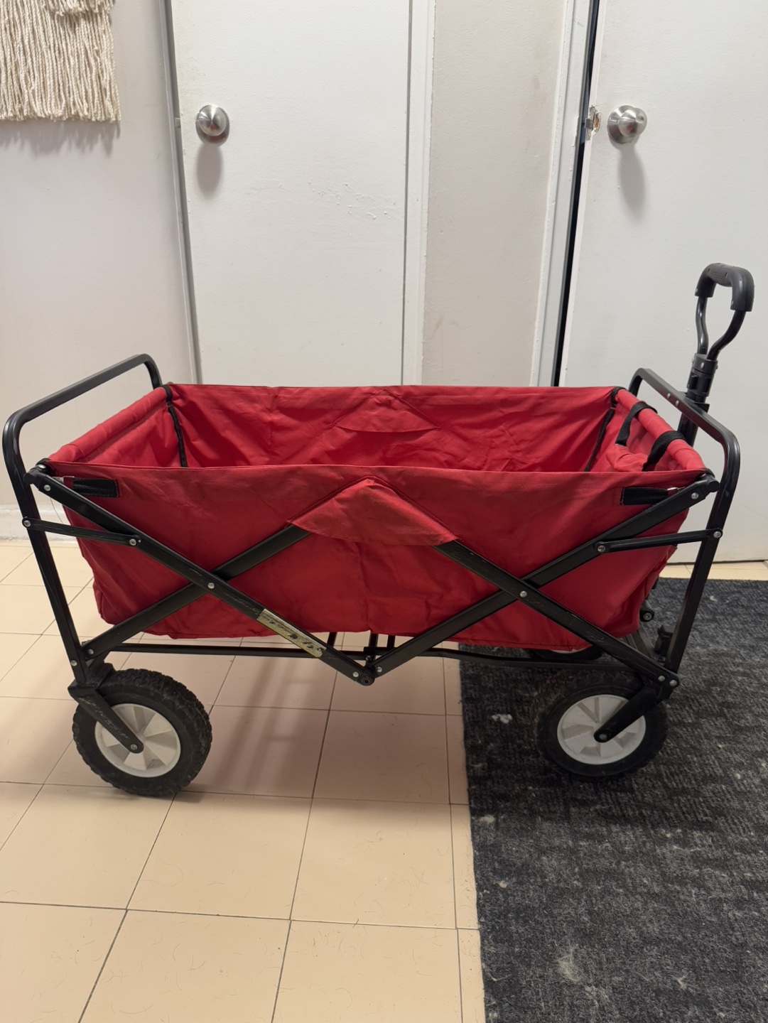 Red Collapsible Utility Wagon
