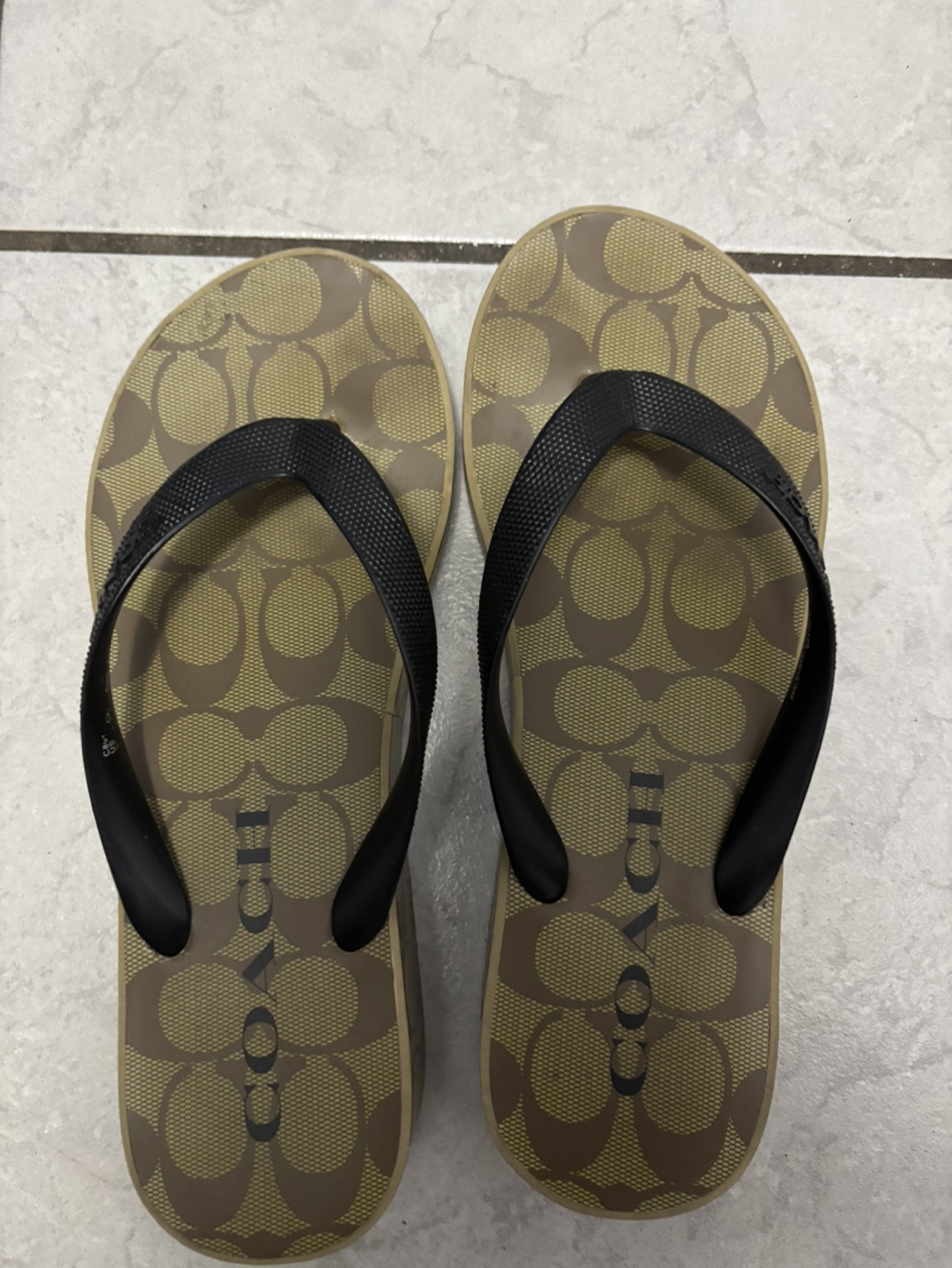Coach Platform Flip Flops