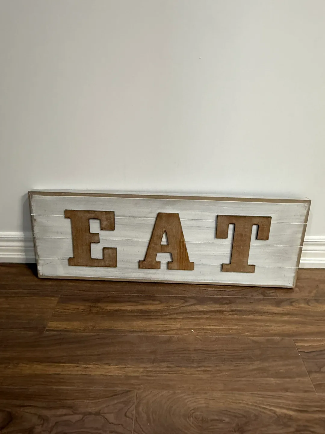 EAT Wooden Sign Farmhouse Decor Wall Hanging
