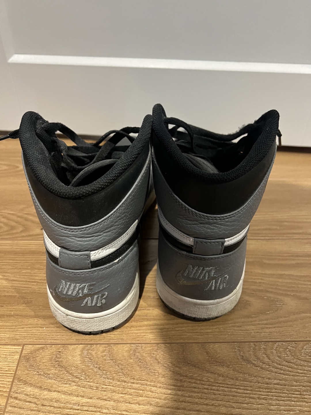 Nike Air Jordan Grey and Black Sneakers - photo 4