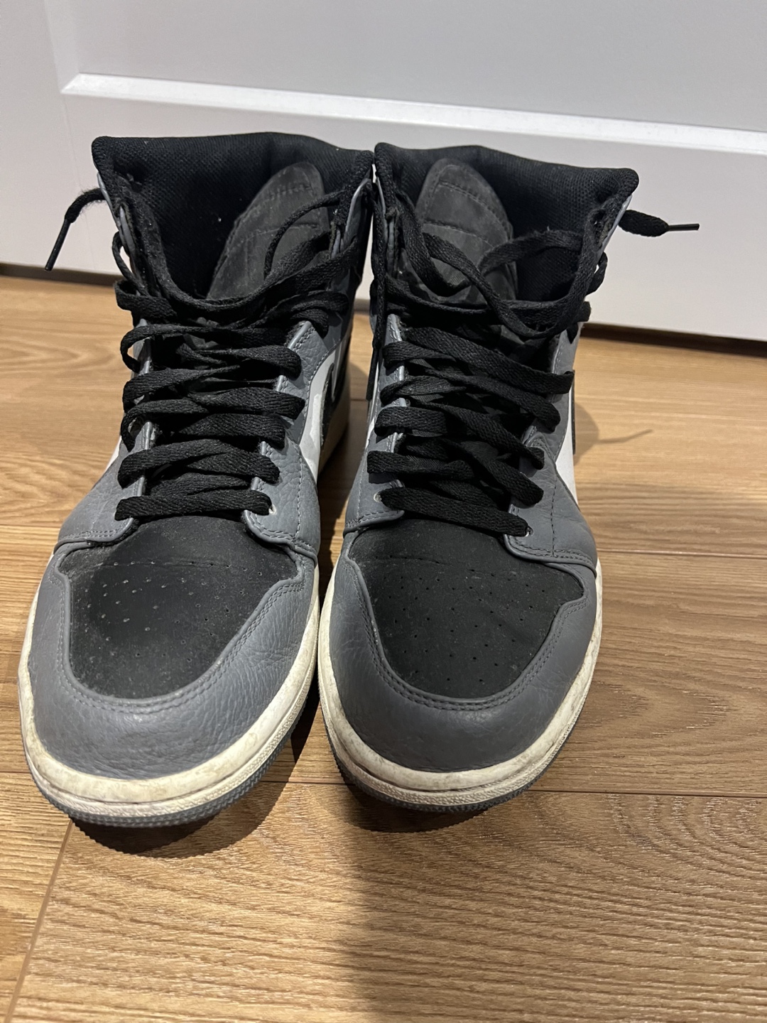Nike Air Jordan Grey and Black Sneakers - photo 2