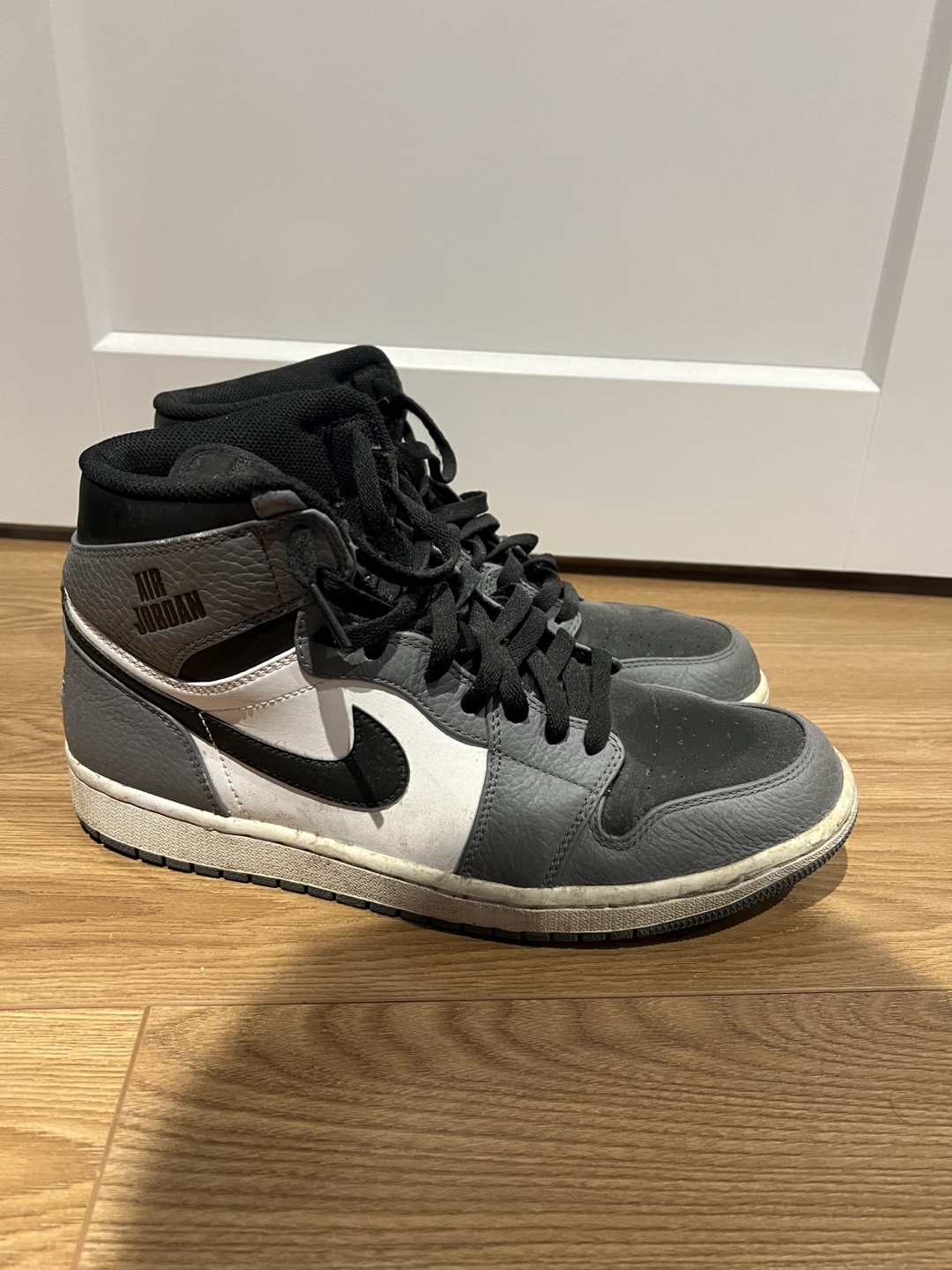 Nike Air Jordan Grey and Black Sneakers