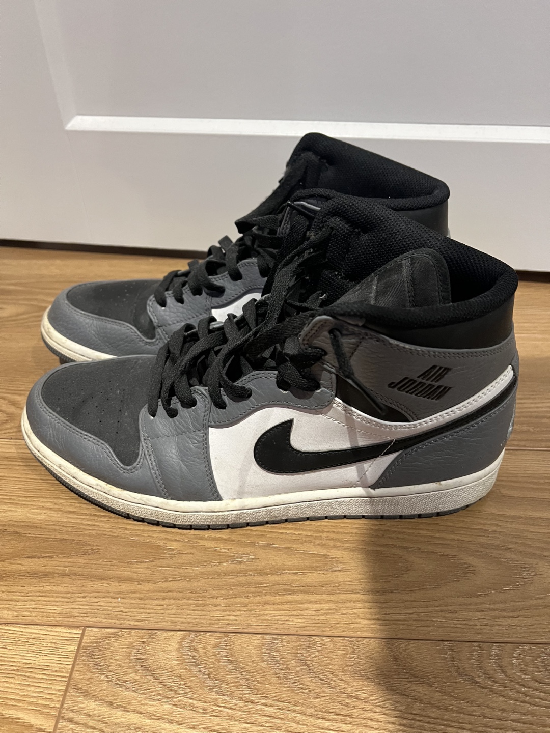 Nike Air Jordan Grey and Black Sneakers - photo 3