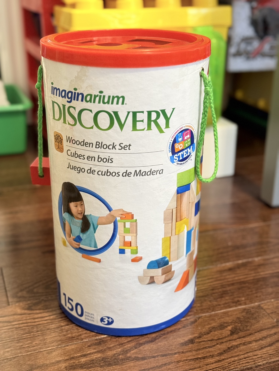 Imaginarium Discovery Wooden Block Set - 150 Pieces