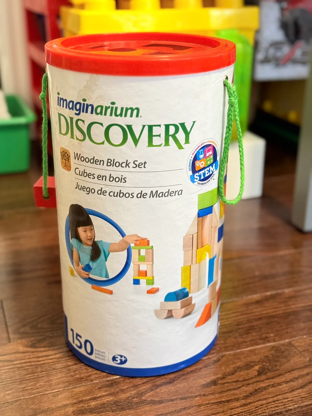 Imaginarium Discovery Wooden Block Set - 150 Pieces