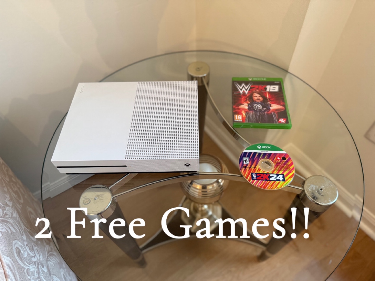 Xbox One S Console + 2 Free Games!