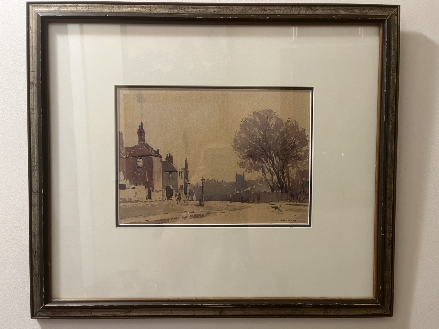 Art - Historical Watercolour by A.C. Leighton (1901-1965)